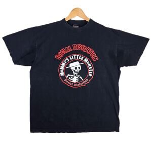 Vintage Social Distortion Mommy's Little Monster Shirt XL Punk Band Tee 90s Y2K